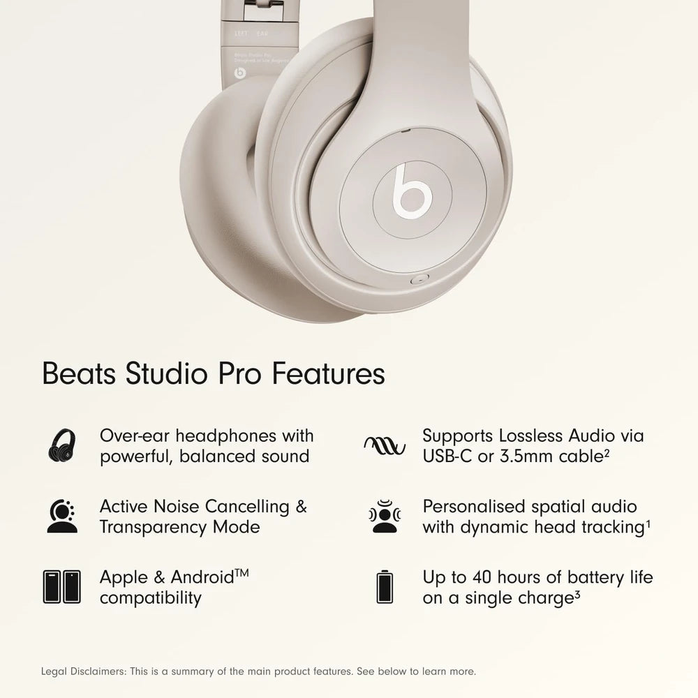 Wireless Over-Ear Noise Cancelling Headphones