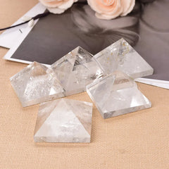 Natural Clear Quartz Pyramid