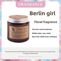 Аromatic Essential Oil Candle for Relaxation & Rituals
