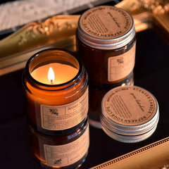 Аromatic Essential Oil Candle for Relaxation & Rituals