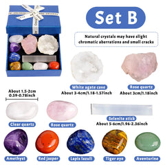 Natural Crystal Chakra Set