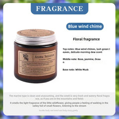 Аromatic Essential Oil Candle for Relaxation & Rituals