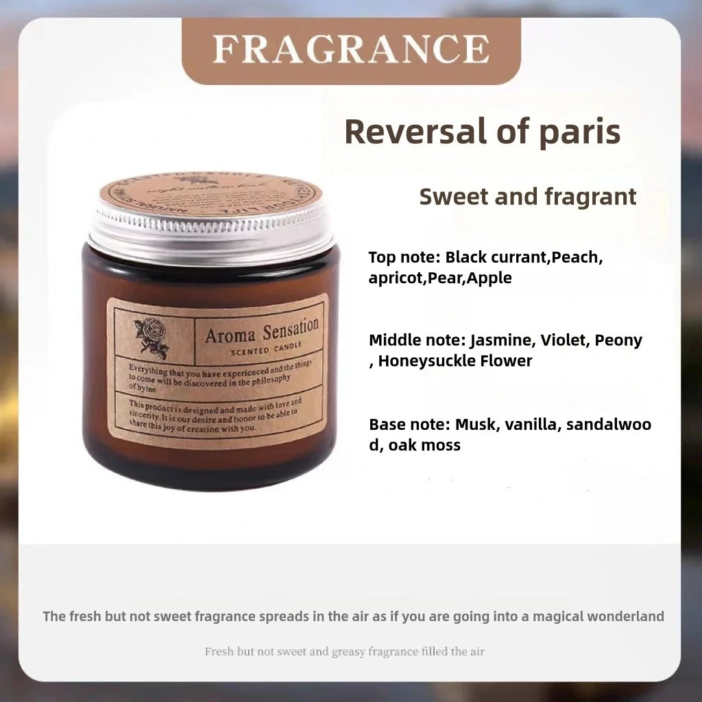 Аromatic Essential Oil Candle for Relaxation & Rituals