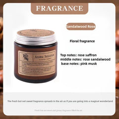 Аromatic Essential Oil Candle for Relaxation & Rituals