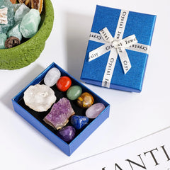 Natural Crystal Chakra Set