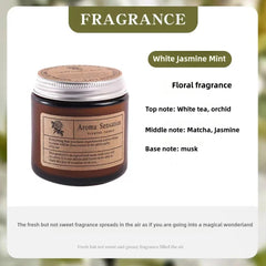 Аromatic Essential Oil Candle for Relaxation & Rituals