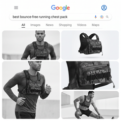 Running Chest Pack Hydration Vest